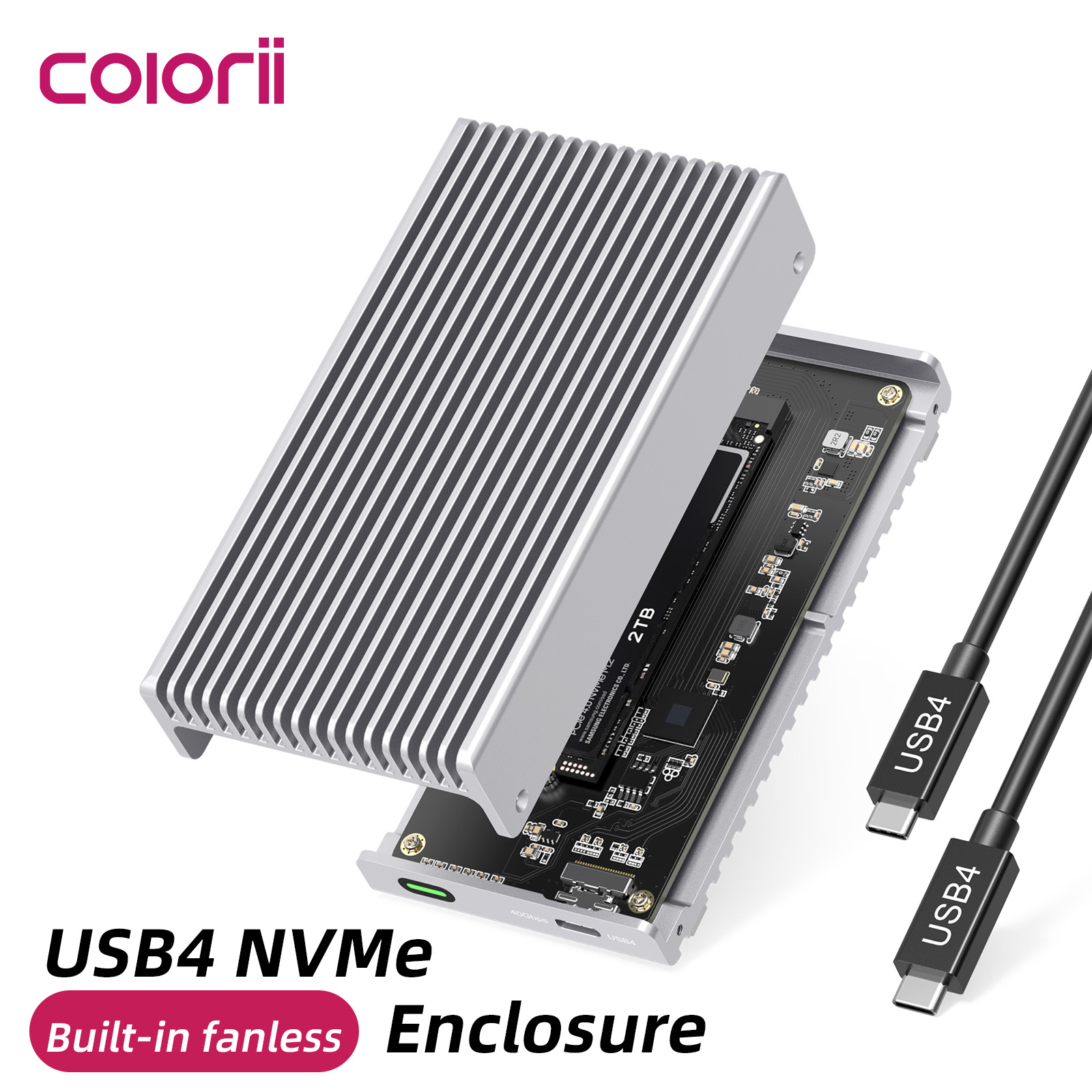 Usb4 40Gbps External Ssd 8Tb - Bez wentylatorowy obudowa na dysk SSD