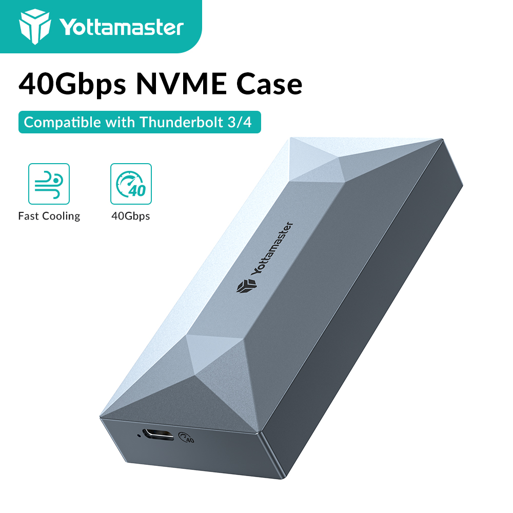 Thunderbolt 4 External Ssd 4Tb - Obudowa Yottamaster 40Gbps NVMe SSD USB4