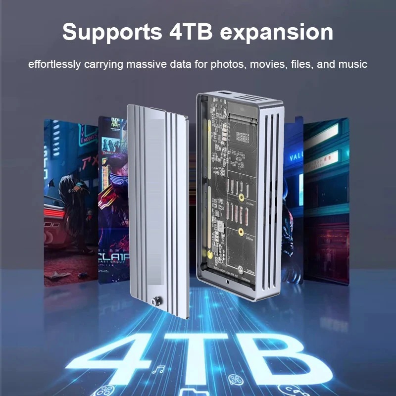 Obudowa USB4 40 Gb/s M.2 NVMe  – Thunderbolt 4 External Ssd 4Tb recenzja i cena