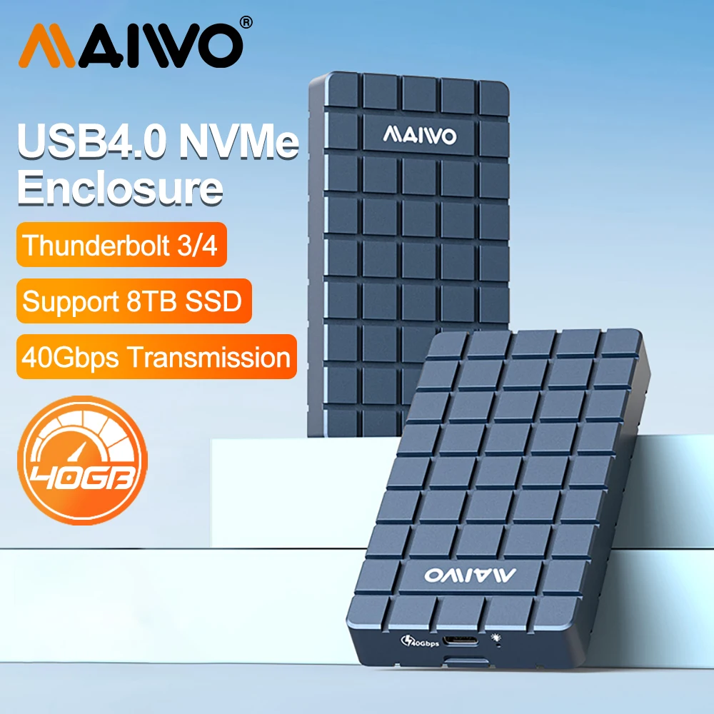 Obudowa MAIWO USB 4.0 40Gbps M – 8Tb M2 Nvme Ssd recenzja i cena