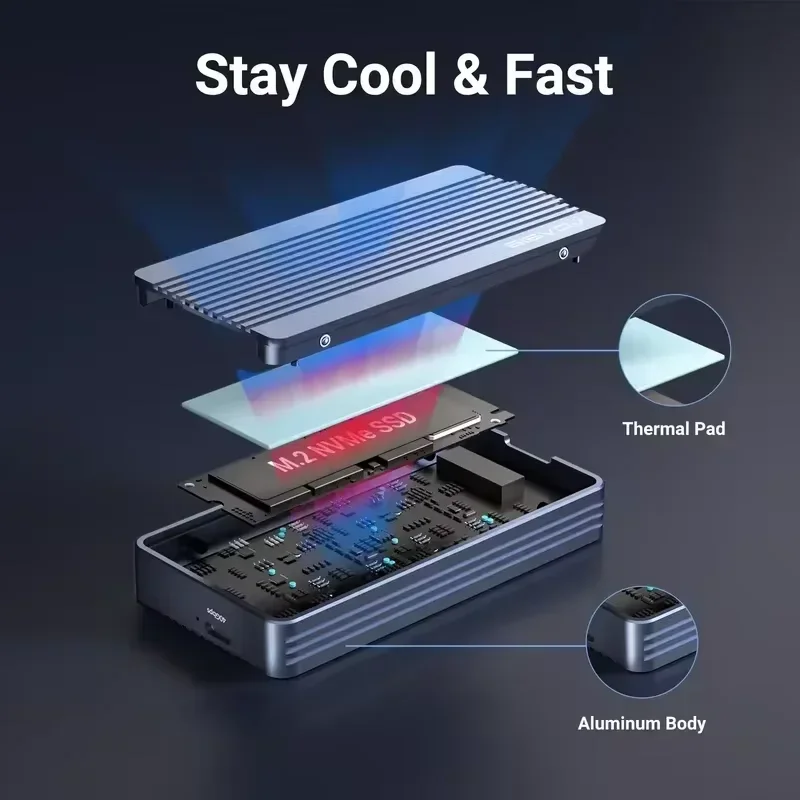 Obudowa ACASIS USB-C USB4 SSD  – Usb4 40Gbps External Ssd 8Tb recenzja i cena