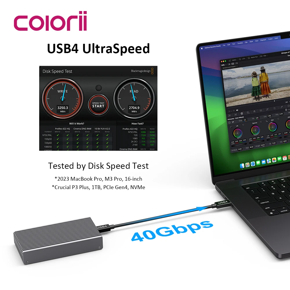 Obudowa 40 Gb/s USB4 M.2 NVMe  – Usb4 40Gbps External Ssd 8Tb recenzja i cena