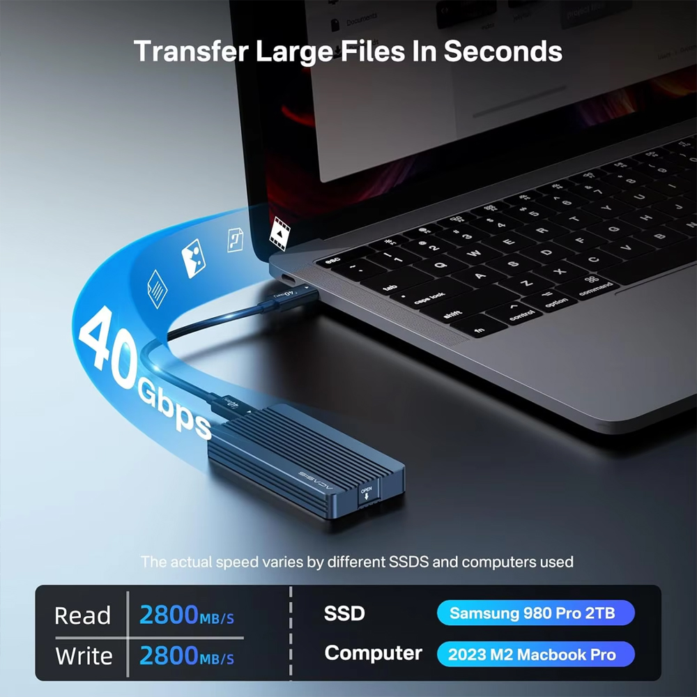 Obudowa ACASIS 40Gbps M.2 NVMe – 8Tb M2 Nvme Ssd recenzja i cena