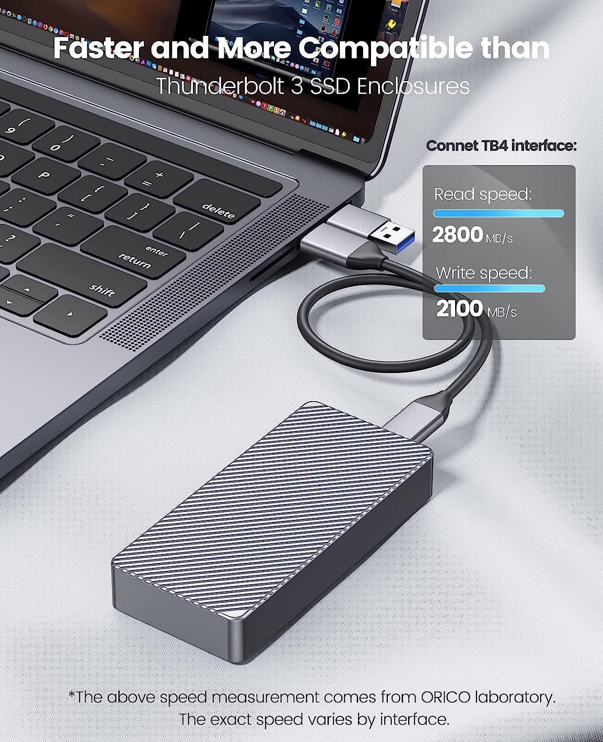 ORICO 40Gbps M.2 NVMe SSD Encl – Thunderbolt 4 External Ssd 4Tb recenzja i cena