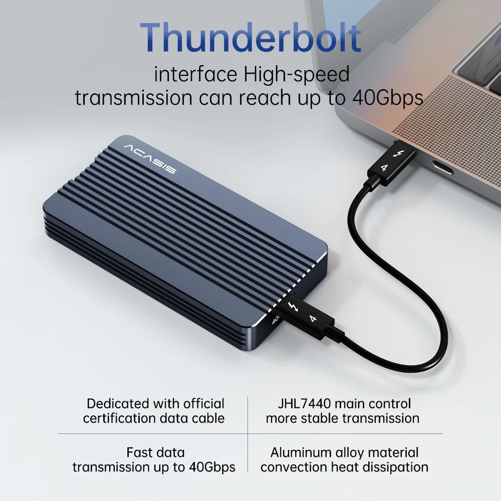 Obudowa Acasis 40Gbps USB 4.0  – 8Tb M2 Nvme Ssd recenzja i cena