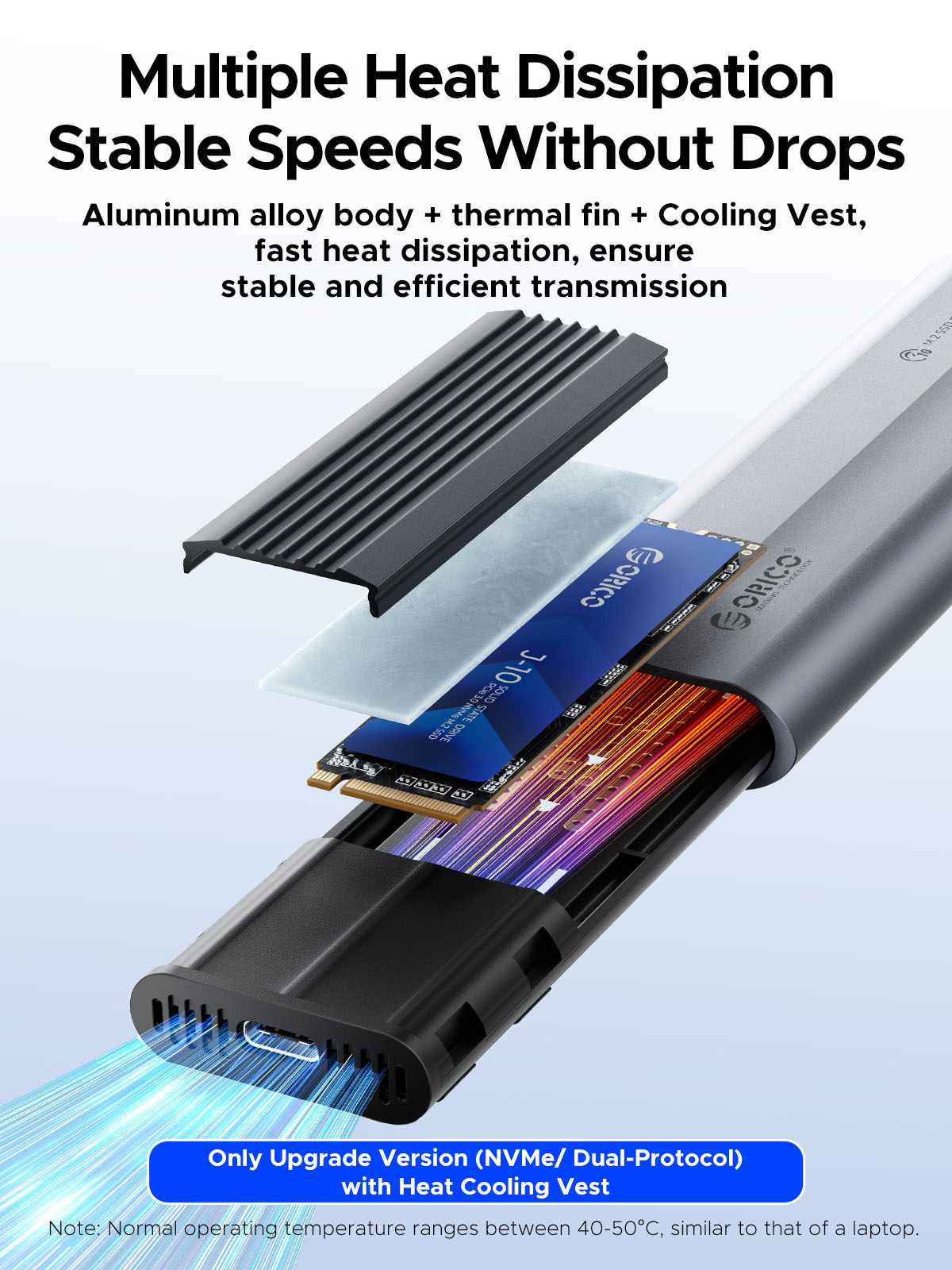 Obudowa ORICO M2 SSD, adapter  – 8Tb M2 Nvme Ssd recenzja i cena