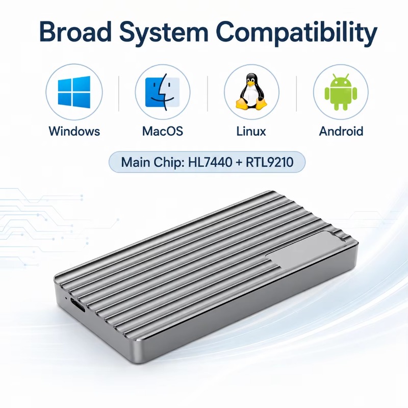 Aluminiowa obudowa M.2 NVMe SS – Usb4 40Gbps External Ssd 8Tb recenzja i cena