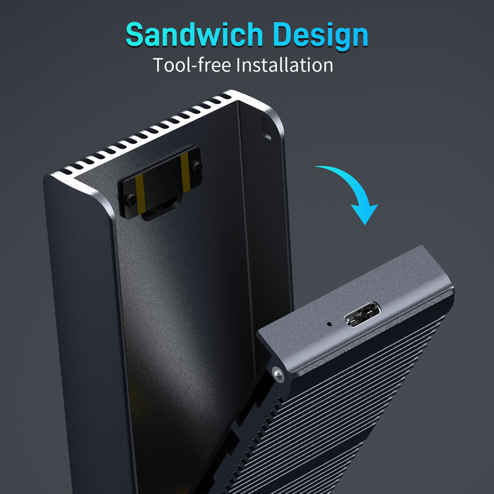 FIDECO Aluminiowa Obudowa USB4 – 8Tb M2 Nvme Ssd recenzja i cena